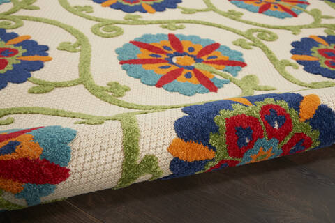 Nourison Aloha Blue 60 X 90 Area Rug 805-141328 Image 2