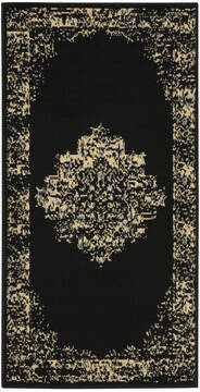 Nourison Grafix Black 2'0" X 4'0" Area Rug  805-141333