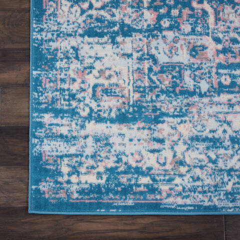 Nourison Grafix Blue 70 X 100 Area Rug 805-141334 Image 1