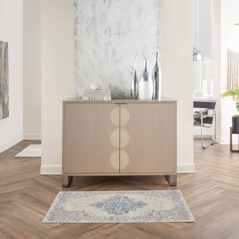 Nourison Grafix Beige 20 X 40 Area Rug 805-141336 Image 3