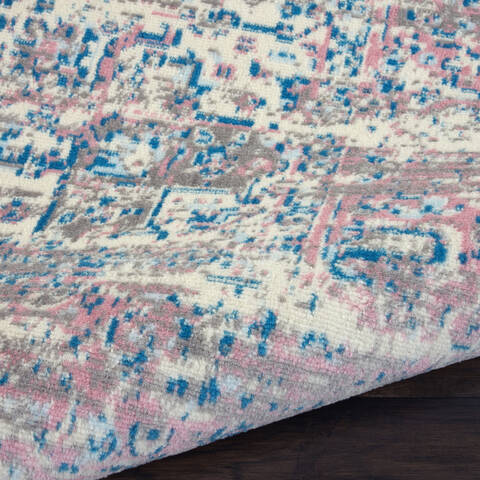 Nourison Grafix Beige Runner 22 X 100 Area Rug 805-141337 Image 2
