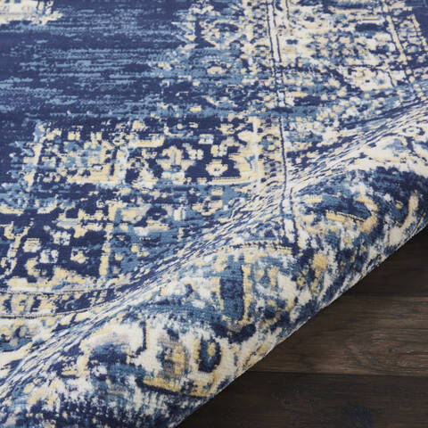 Nourison Grafix Blue 20 X 40 Area Rug 805-141338 Image 2