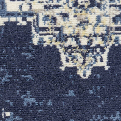 Nourison Grafix Blue 20 X 40 Area Rug 805-141338 Image 4