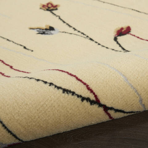 Nourison Grafix Beige 20 X 40 Area Rug 805-141341 Image 2