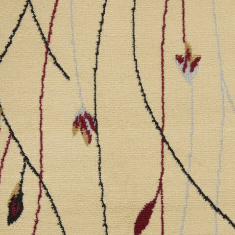 Nourison Grafix Beige 20 X 40 Area Rug 805-141341 Image 4