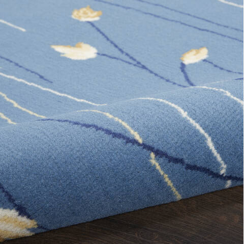 Nourison Grafix Blue 20 X 40 Area Rug 805-141343 Image 2