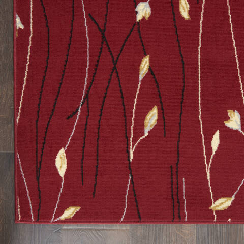 Nourison Grafix Red 20 X 40 Area Rug 805-141345 Image 1