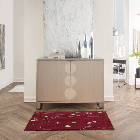 Nourison Grafix Red 20 X 40 Area Rug 805-141345 Image 3