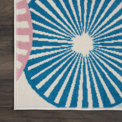 Nourison Grafix Beige Runner 22 X 76 Area Rug 805-141348 Image 1