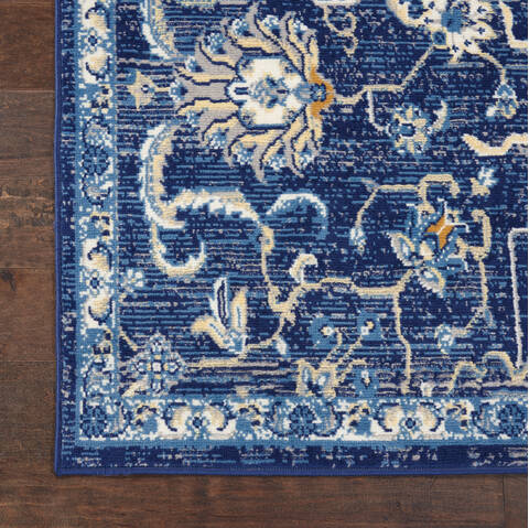Nourison Grafix Blue 20 X 40 Area Rug 805-141349 Image 1