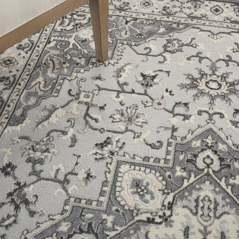 Nourison Grand Villa Grey 53 X 73 Area Rug 805-141362 Image 4