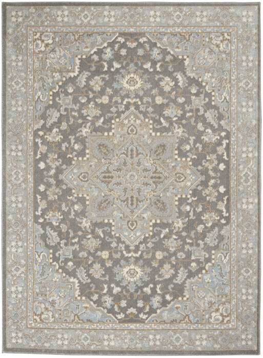 Nourison Grand Villa Grey 53 X 73 Area Rug 805-141367 Image 0
