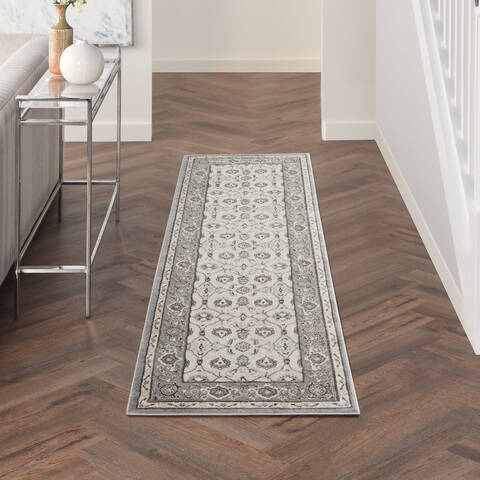 Nourison Grand Villa Grey Runner 23 X 73 Area Rug 805-141374 Image 3