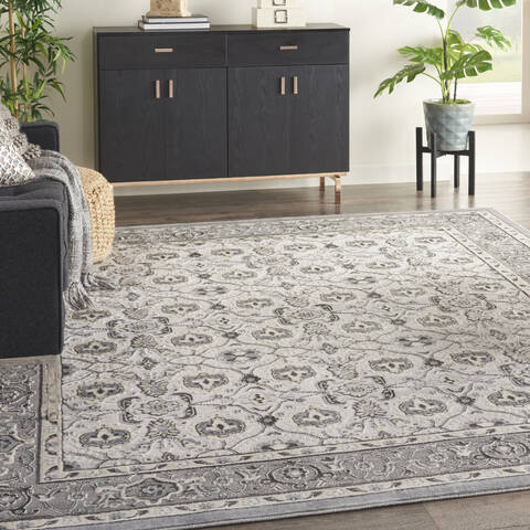 Nourison Grand Villa Grey 80 X 100 Area Rug 805-141376 Image 3