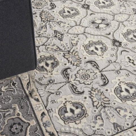 Nourison Grand Villa Grey 80 X 100 Area Rug 805-141376 Image 4