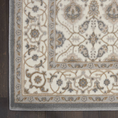Nourison Grand Villa Grey 80 X 100 Area Rug 805-141379 Image 1