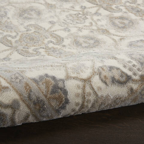 Nourison Grand Villa Grey 80 X 100 Area Rug 805-141379 Image 2