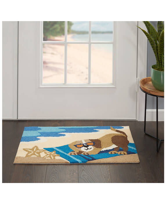 Nourison Home Trends Blue 16 X 26 Area Rug 805-141382 Image 1