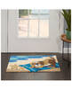 Nourison Home Trends Blue 16 X 26 Area Rug 805-141382 Thumb 1