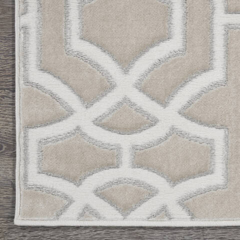 Nourison Joli Beige 53 X 73 Area Rug 805-141388 Image 1