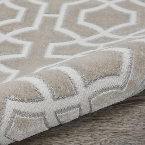 Nourison Joli Beige 53 X 73 Area Rug 805-141388 Image 2
