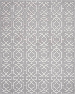 Nourison Joli Grey Rectangle 8x10 ft Polypropylene Carpet 141393