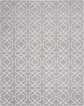 Nourison Joli Grey Rectangle 8x10 ft Polypropylene Carpet 141393