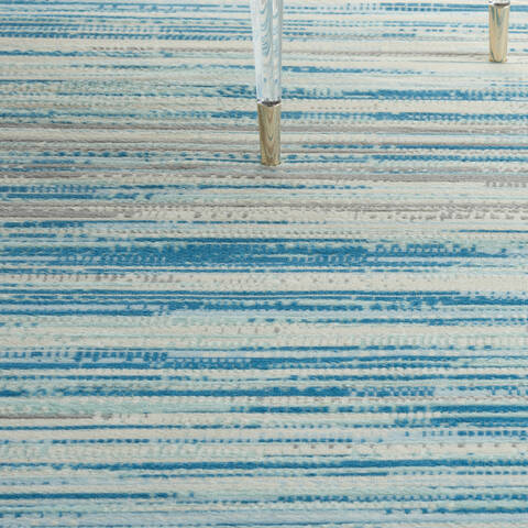 Nourison Jubilant Blue Round 80 X 80 Area Rug 805-141401 Image 4