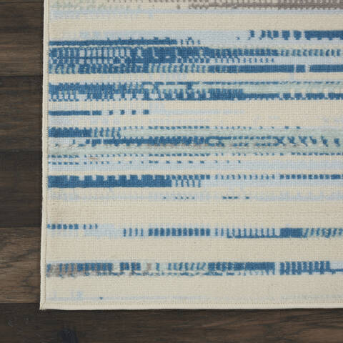 Nourison Jubilant Blue 86 X 120 Area Rug 805-141402 Image 1