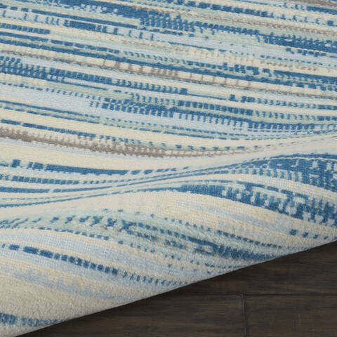 Nourison Jubilant Blue 86 X 120 Area Rug 805-141402 Image 2
