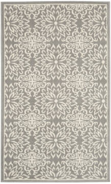 Nourison Jubilant Beige Rectangle 3x5 ft Polypropylene Carpet 141406