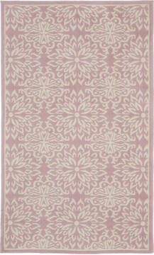 Nourison Jubilant Beige Rectangle 3x5 ft Polypropylene Carpet 141412
