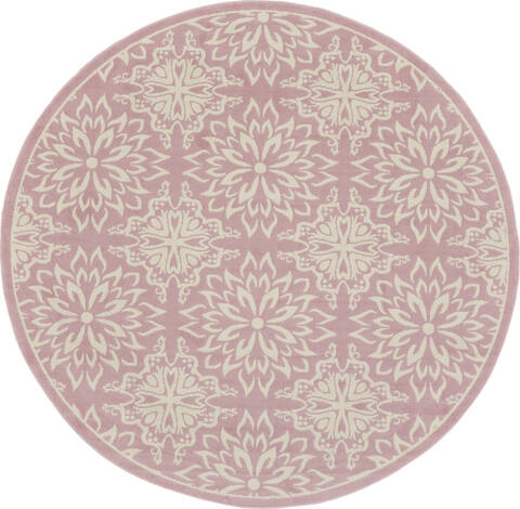 Nourison Jubilant Beige Round 80 X 80 Area Rug 805-141415 Image 0