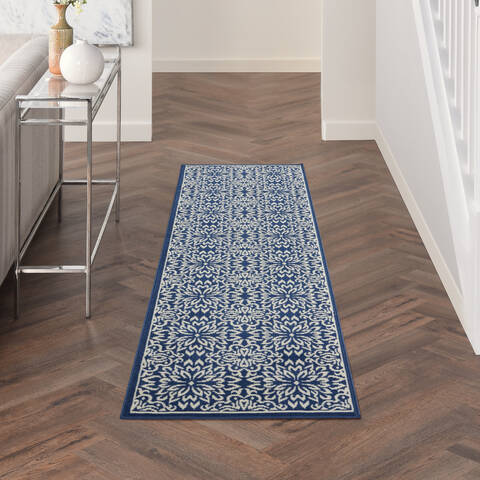 Nourison Jubilant Blue Runner 23 X 73 Area Rug 805-141418 Image 3