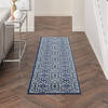 Nourison Jubilant Blue Runner 23 X 73 Area Rug  805-141418 Thumb 3