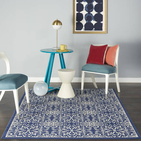 Nourison Jubilant Blue 53 X 73 Area Rug 805-141420 Image 3