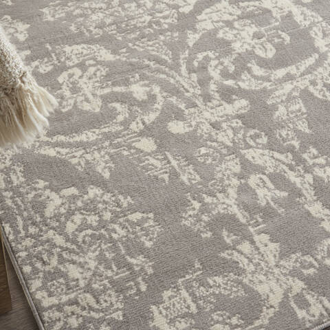 Nourison Jubilant Grey 30 X 50 Area Rug 805-141427 Image 4