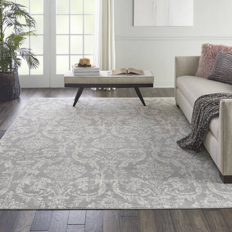 Nourison Jubilant Grey 86 X 120 Area Rug 805-141431 Image 3