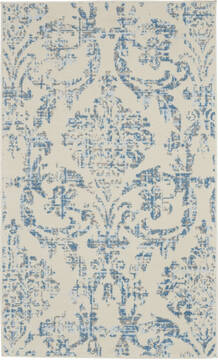 Nourison Jubilant Beige Rectangle 3x5 ft Polypropylene Carpet 141432