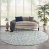Nourison Jubilant Beige Round 80 X 80 Area Rug 805-141434 Thumb 3