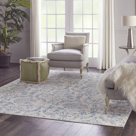 Nourison Jubilant Beige 86 X 120 Area Rug 805-141435 Image 5