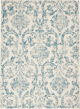 Nourison Jubilant Beige Rectangle 6x9 ft Polypropylene Carpet 141436