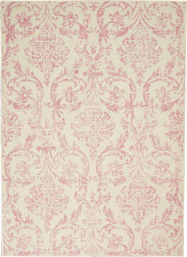 Nourison Jubilant Beige Rectangle 6x9 ft Polypropylene Carpet 141438
