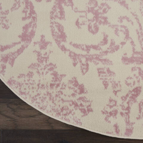 Nourison Jubilant Beige Round 80 X 80 Area Rug 805-141440 Image 1