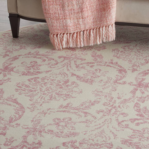 Nourison Jubilant Beige Round 80 X 80 Area Rug 805-141440 Image 4