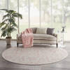 Nourison Jubilant Beige Round 80 X 80 Area Rug 805-141440 Thumb 5