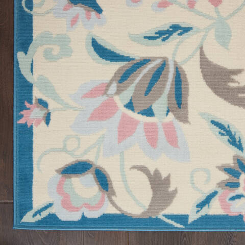 Nourison Jubilant Beige 60 X 90 Area Rug 805-141445 Image 1