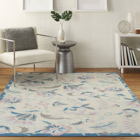 Nourison Jubilant Beige 60 X 90 Area Rug 805-141445 Image 3