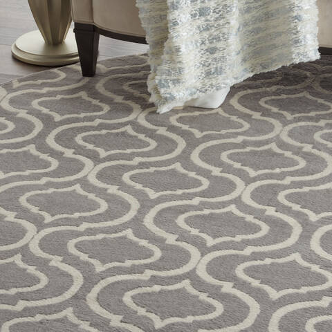 Nourison Jubilant Grey Round 80 X 80 Area Rug 805-141452 Image 4