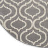 Nourison Jubilant Grey Round 80 X 80 Area Rug 805-141452 Thumb 5